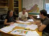 TNCC students working on a plate tectonics lab