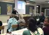 Karen Grove in the classroom