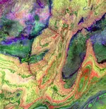 ASTER image of Anti-Atlas Mountains